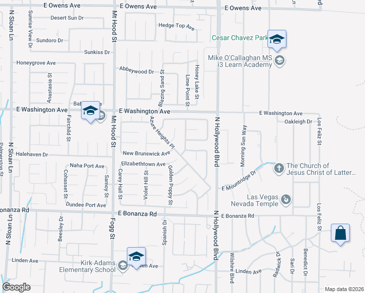 map of restaurants, bars, coffee shops, grocery stores, and more near 1083 Sterling Peak Street in Las Vegas