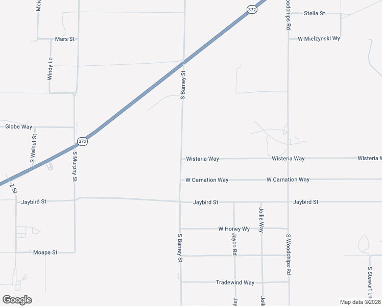 map of restaurants, bars, coffee shops, grocery stores, and more near 2950 Wisteria Way in Pahrump