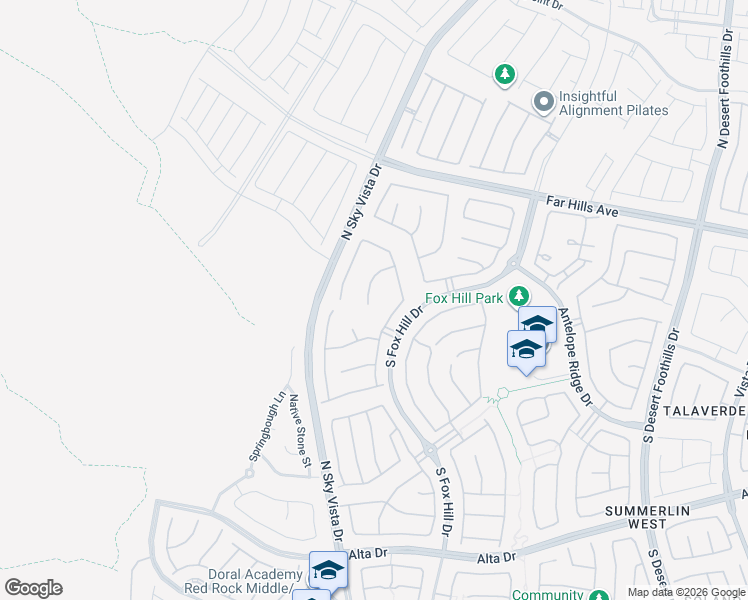map of restaurants, bars, coffee shops, grocery stores, and more near 294 Lindura Court in Las Vegas