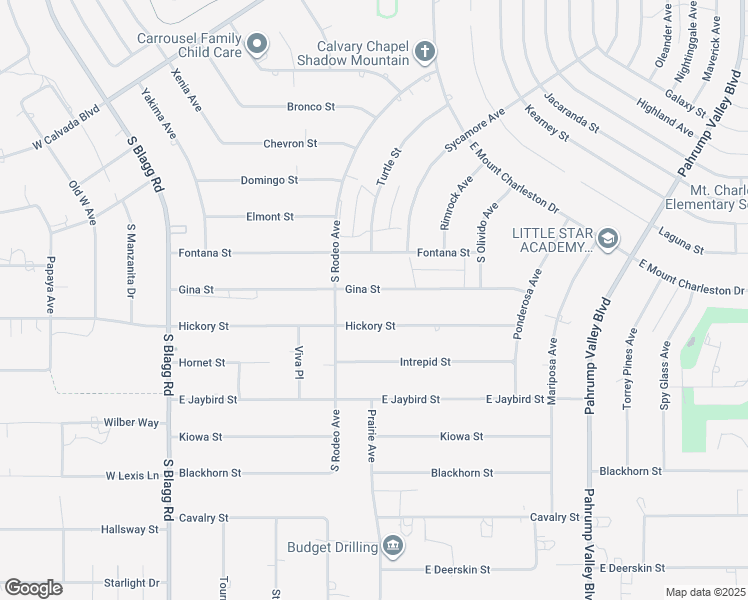 map of restaurants, bars, coffee shops, grocery stores, and more near 481 Gina Street in Pahrump