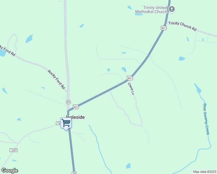 map of restaurants, bars, coffee shops, grocery stores, and more near 3866 401 Highway in Lou