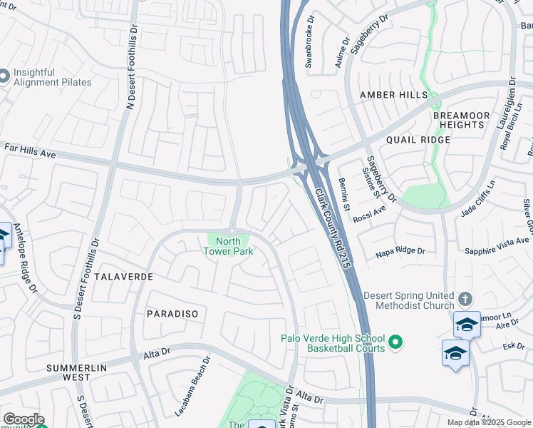 map of restaurants, bars, coffee shops, grocery stores, and more near 11280 Emerald Pine Lane in Las Vegas