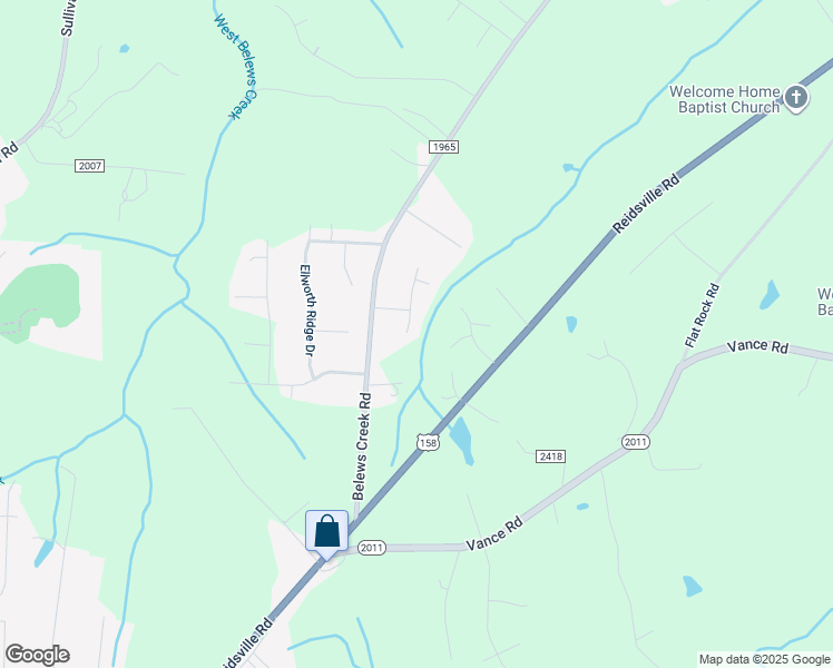 map of restaurants, bars, coffee shops, grocery stores, and more near 5355 Buxbury Court in Walkertown