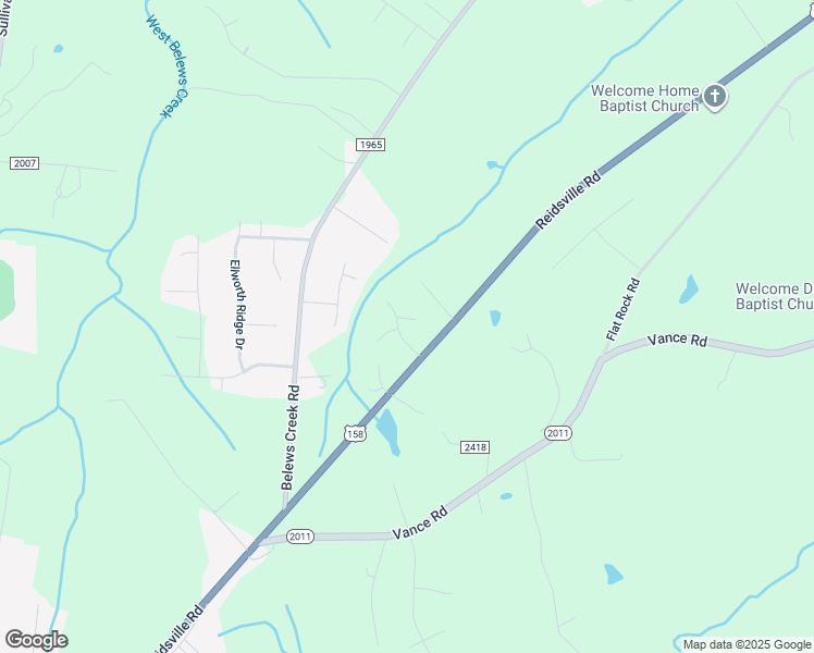 map of restaurants, bars, coffee shops, grocery stores, and more near 5100 Yorkwood Drive in Walkertown