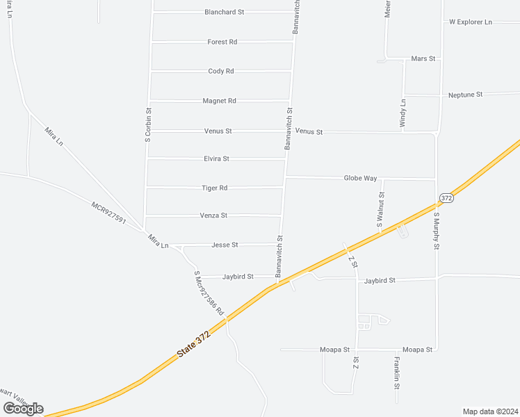 map of restaurants, bars, coffee shops, grocery stores, and more near 4080 Venza Street in Pahrump