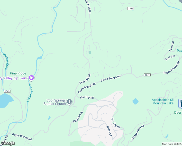 map of restaurants, bars, coffee shops, grocery stores, and more near 115 Split Rail Lane in Blowing Rock