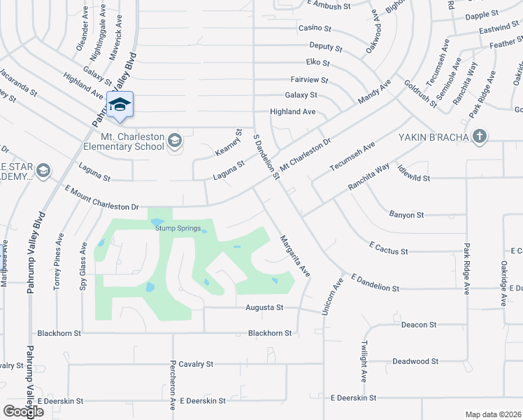 map of restaurants, bars, coffee shops, grocery stores, and more near 1800 Cypress Point Court in Pahrump