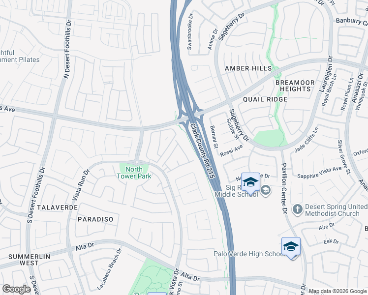 map of restaurants, bars, coffee shops, grocery stores, and more near 132 Pioneer Peak Place in Las Vegas