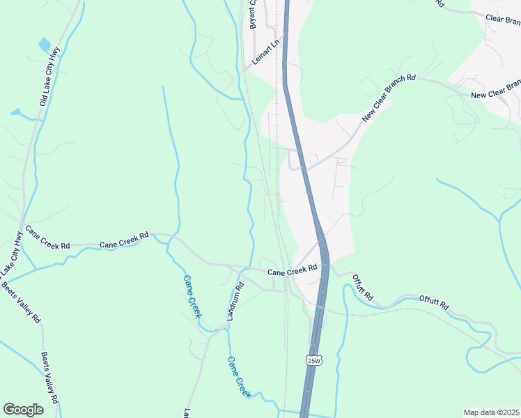 map of restaurants, bars, coffee shops, grocery stores, and more near 245 Foster Road in Rocky Top
