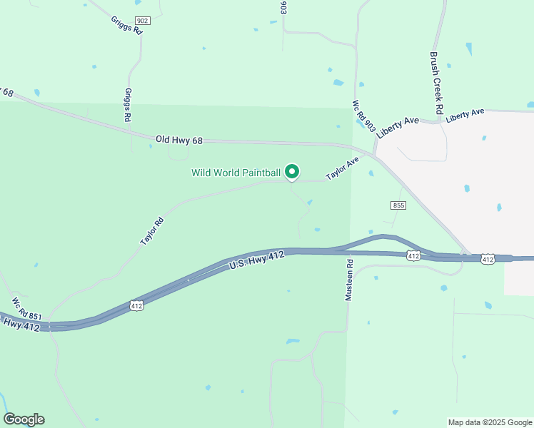 map of restaurants, bars, coffee shops, grocery stores, and more near 14189 Wc Road 852 in Springdale