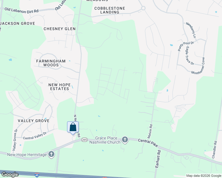 map of restaurants, bars, coffee shops, grocery stores, and more near 817 Regimental Drive in Nashville