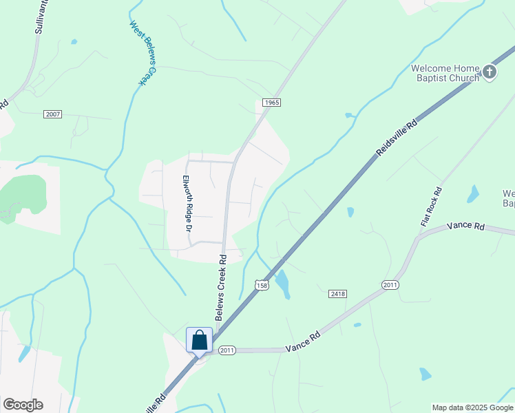 map of restaurants, bars, coffee shops, grocery stores, and more near 5363 Buxbury Court in Walkertown