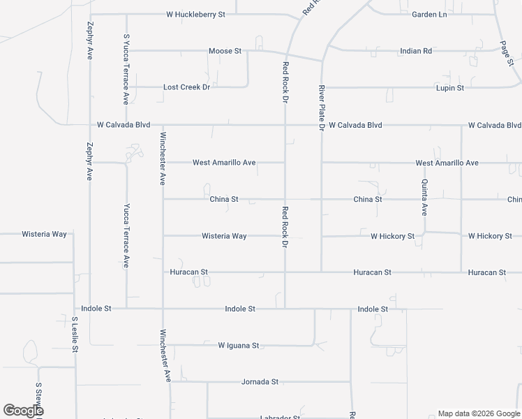 map of restaurants, bars, coffee shops, grocery stores, and more near 1381 China Street in Pahrump