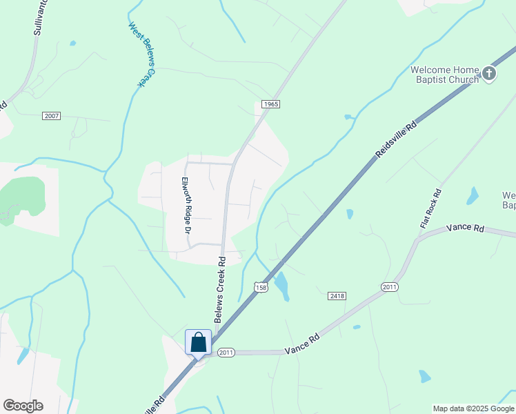 map of restaurants, bars, coffee shops, grocery stores, and more near 5363 Buxbury Court in Walkertown