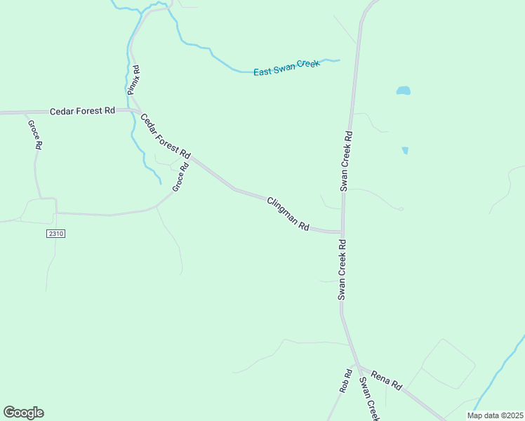 map of restaurants, bars, coffee shops, grocery stores, and more near 5813 Clingman Road in Jonesville