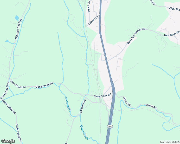 map of restaurants, bars, coffee shops, grocery stores, and more near 245 Foster Road in Rocky Top