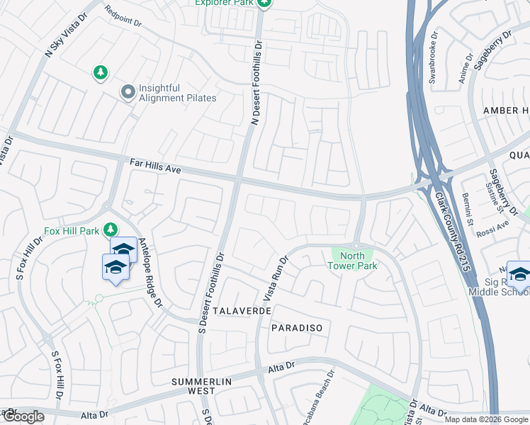 map of restaurants, bars, coffee shops, grocery stores, and more near 76 Twilight Rose Street in Las Vegas