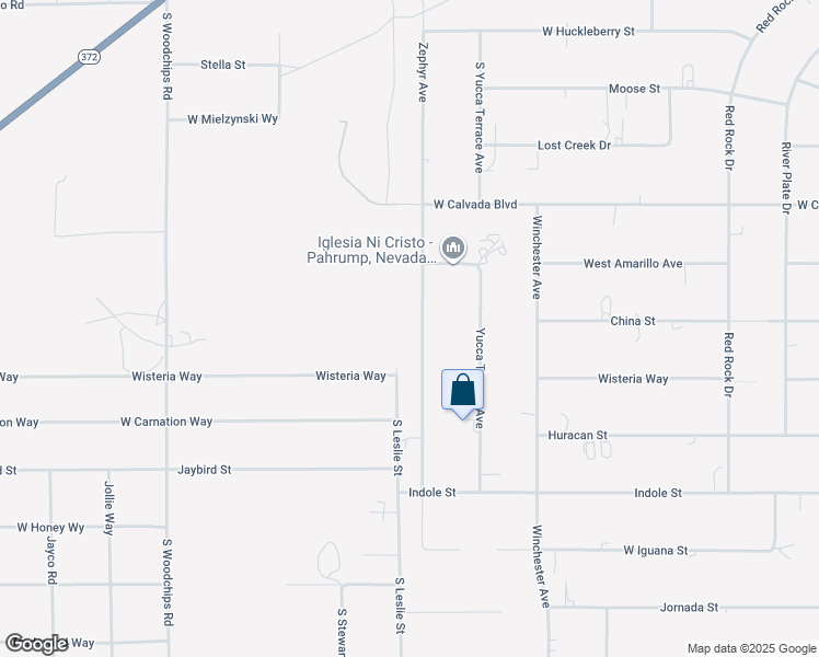 map of restaurants, bars, coffee shops, grocery stores, and more near 2670 Zephyr Avenue in Pahrump