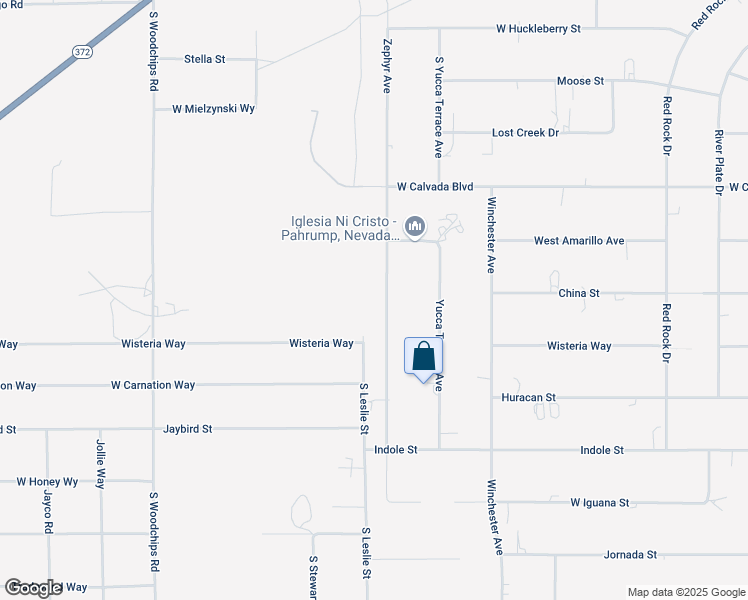 map of restaurants, bars, coffee shops, grocery stores, and more near 2670 Zephyr Avenue in Pahrump