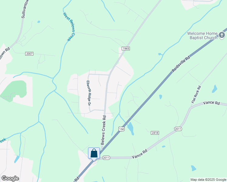 map of restaurants, bars, coffee shops, grocery stores, and more near 5362 Buxbury Court in Walkertown