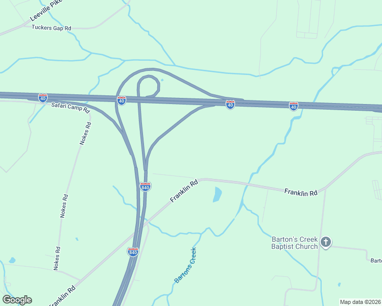 map of restaurants, bars, coffee shops, grocery stores, and more near 531 Eddins Road in Lebanon