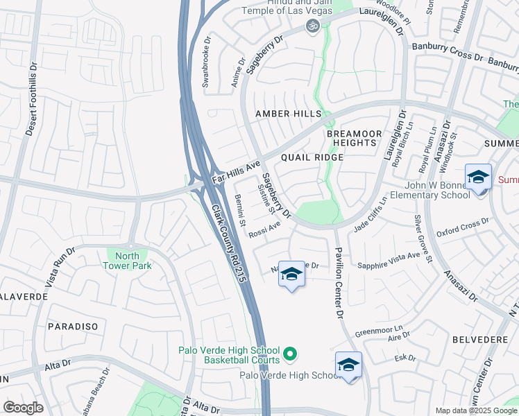 map of restaurants, bars, coffee shops, grocery stores, and more near 11057 Desert Dove Avenue in Las Vegas