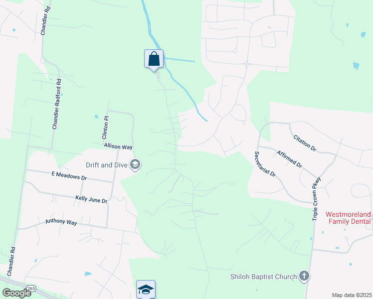 map of restaurants, bars, coffee shops, grocery stores, and more near 900 John Wright Road in Mt. Juliet