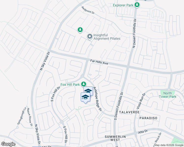 map of restaurants, bars, coffee shops, grocery stores, and more near 160 Lomita Heights Drive in Las Vegas