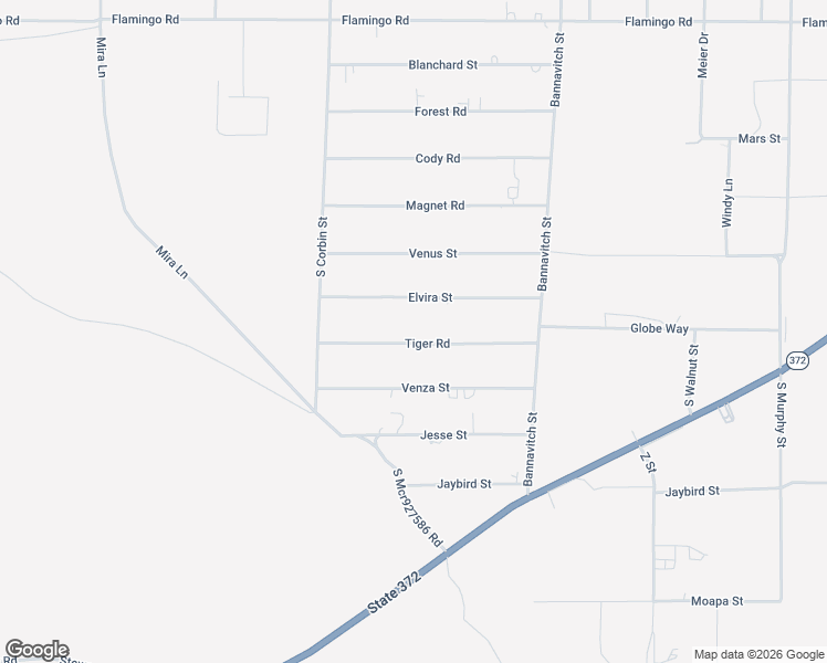 map of restaurants, bars, coffee shops, grocery stores, and more near 4280 Tiger Road in Pahrump