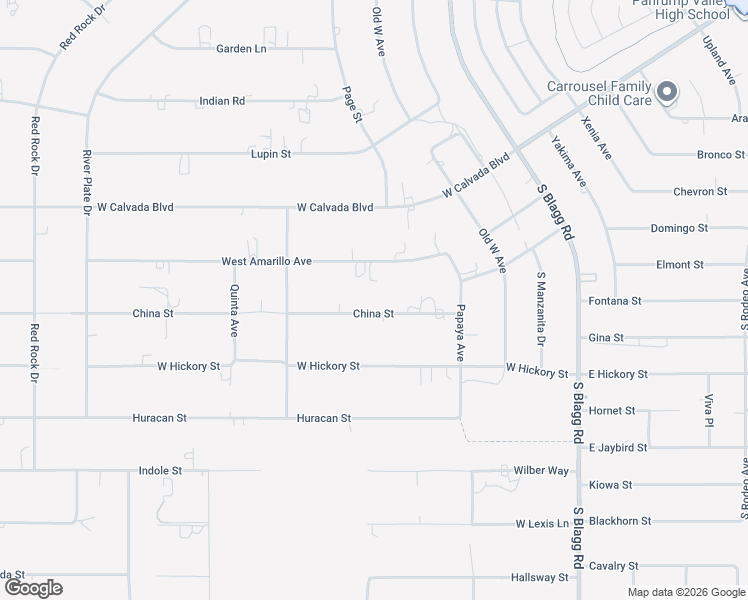 map of restaurants, bars, coffee shops, grocery stores, and more near 480 China Street in Pahrump