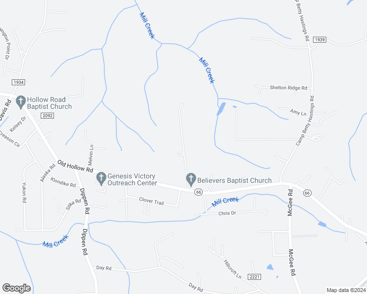 map of restaurants, bars, coffee shops, grocery stores, and more near 4070 Bonne Venture Road in Walkertown