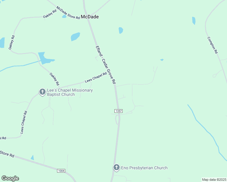 map of restaurants, bars, coffee shops, grocery stores, and more near 5918 Efland - Cedar Grove Road in Cedar Grove