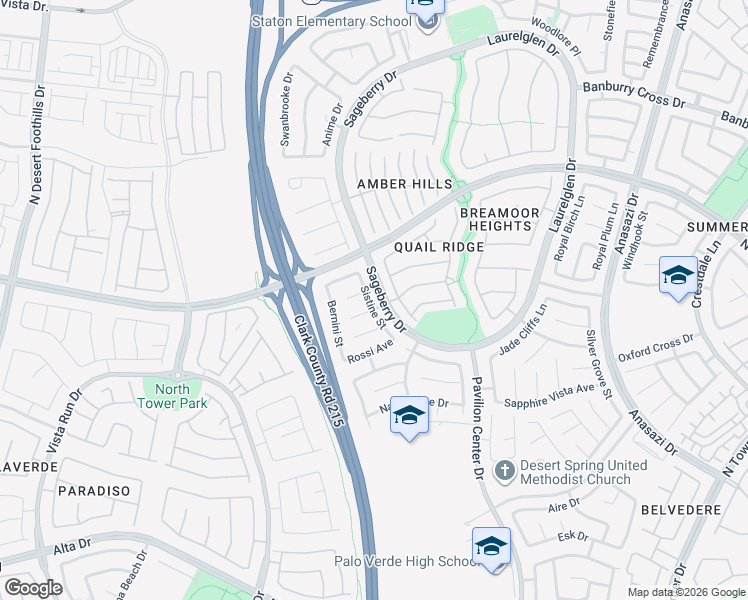 map of restaurants, bars, coffee shops, grocery stores, and more near 832 Sistine Street in Las Vegas