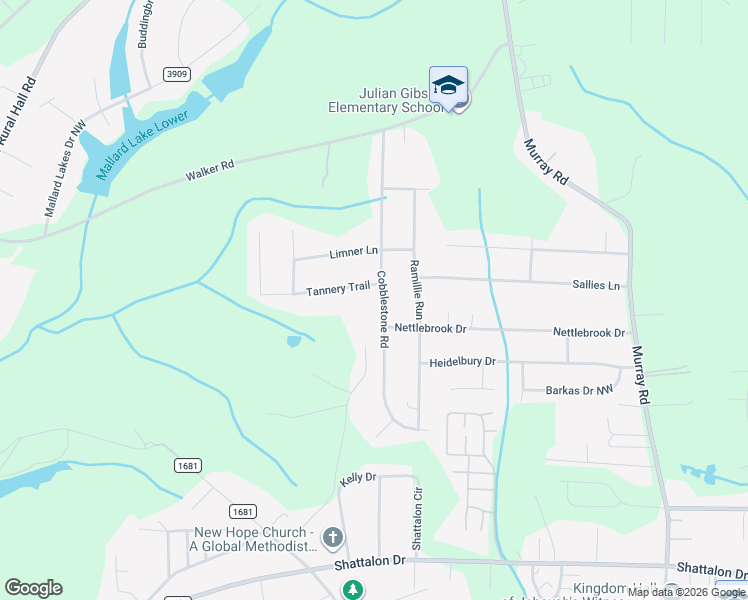 map of restaurants, bars, coffee shops, grocery stores, and more near 5100 Cobblestone Road in Winston-Salem