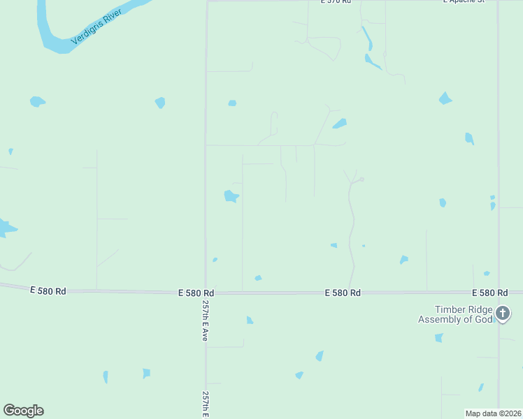 map of restaurants, bars, coffee shops, grocery stores, and more near 29805 South Hope Drive in Catoosa