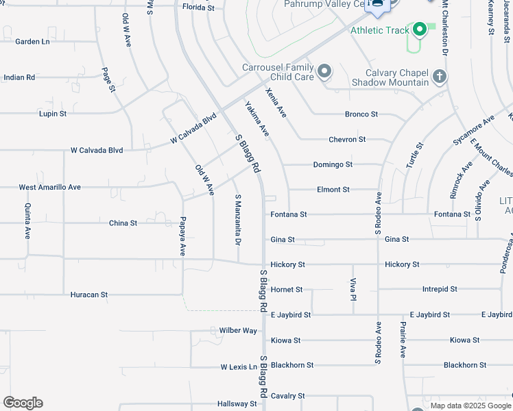 map of restaurants, bars, coffee shops, grocery stores, and more near 2 South Blagg Road in Pahrump