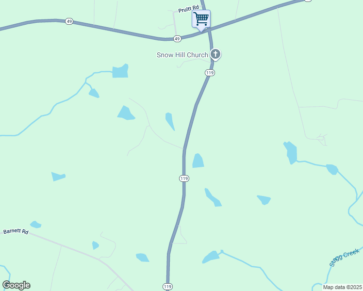 map of restaurants, bars, coffee shops, grocery stores, and more near 3690 Sellars Road in Mebane