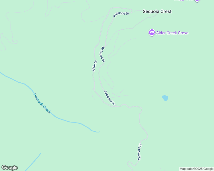 map of restaurants, bars, coffee shops, grocery stores, and more near 54550 Manzanita Drive in Springville