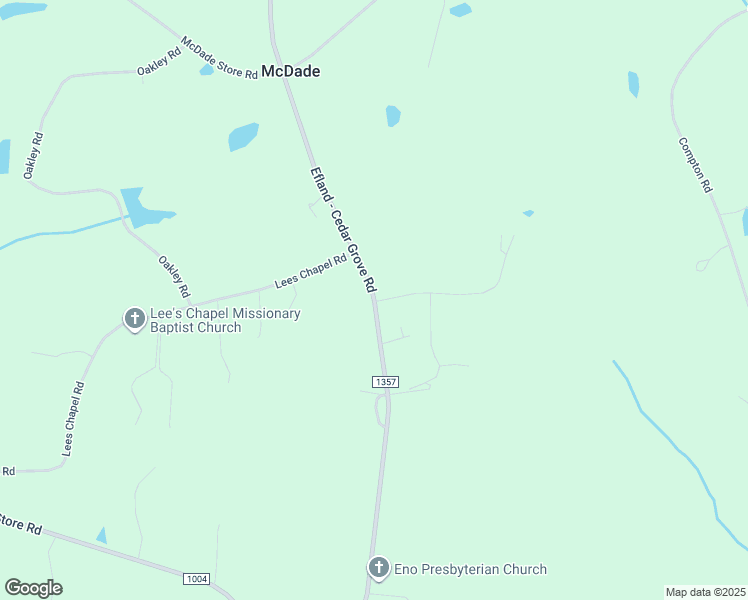 map of restaurants, bars, coffee shops, grocery stores, and more near Efland - Cedar Grove Road in Cedar Grove