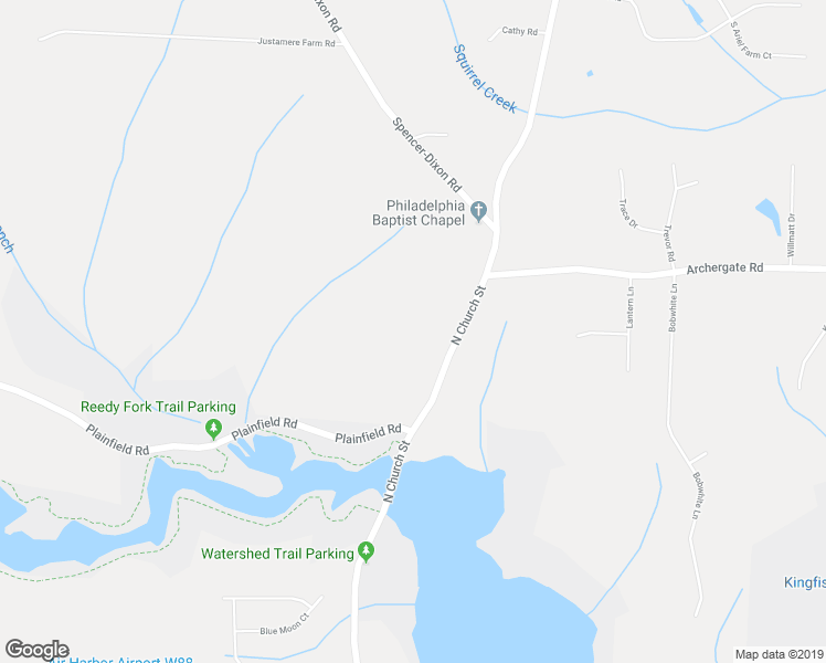 map of restaurants, bars, coffee shops, grocery stores, and more near 5425 North Church Street in Greensboro
