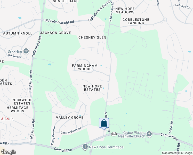 map of restaurants, bars, coffee shops, grocery stores, and more near 4924 Seiner Court in Nashville