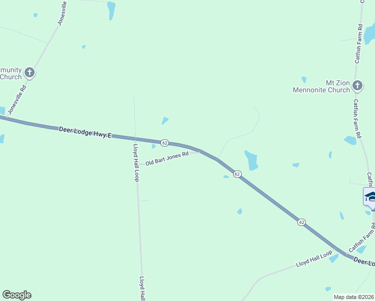 map of restaurants, bars, coffee shops, grocery stores, and more near 390 Deer Lodge Highway East in Deer Lodge