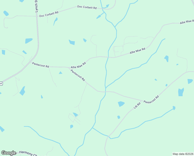 map of restaurants, bars, coffee shops, grocery stores, and more near 5018 Pentecost Road in Cedar Grove