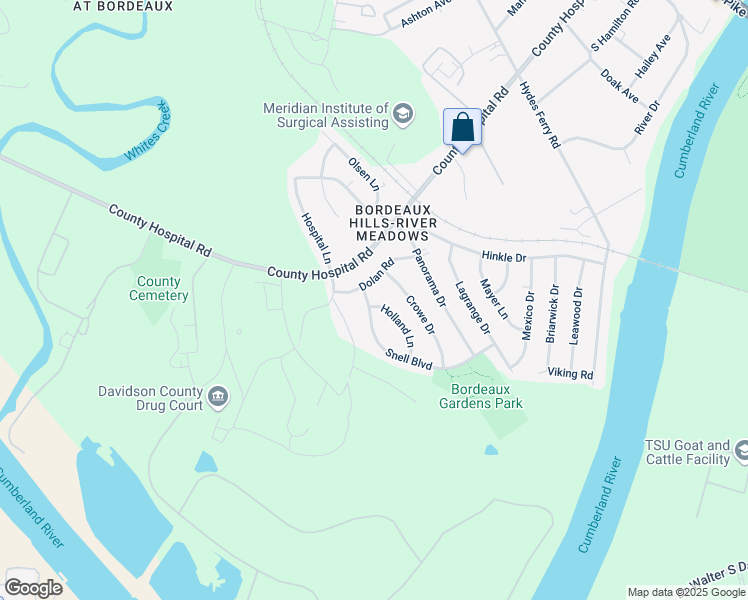 map of restaurants, bars, coffee shops, grocery stores, and more near 1451 Snell Boulevard in Nashville