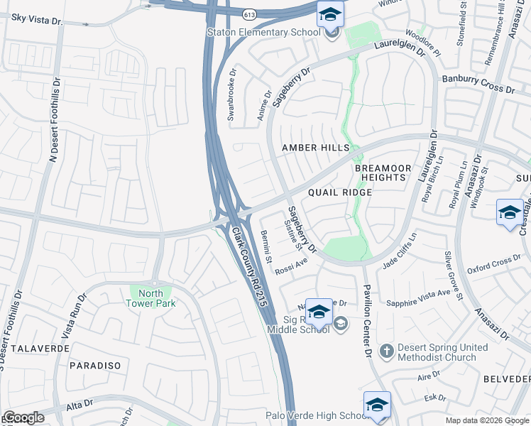 map of restaurants, bars, coffee shops, grocery stores, and more near 11112 Calder Avenue in Las Vegas