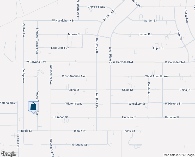 map of restaurants, bars, coffee shops, grocery stores, and more near 2561 Red Rock Drive in Pahrump