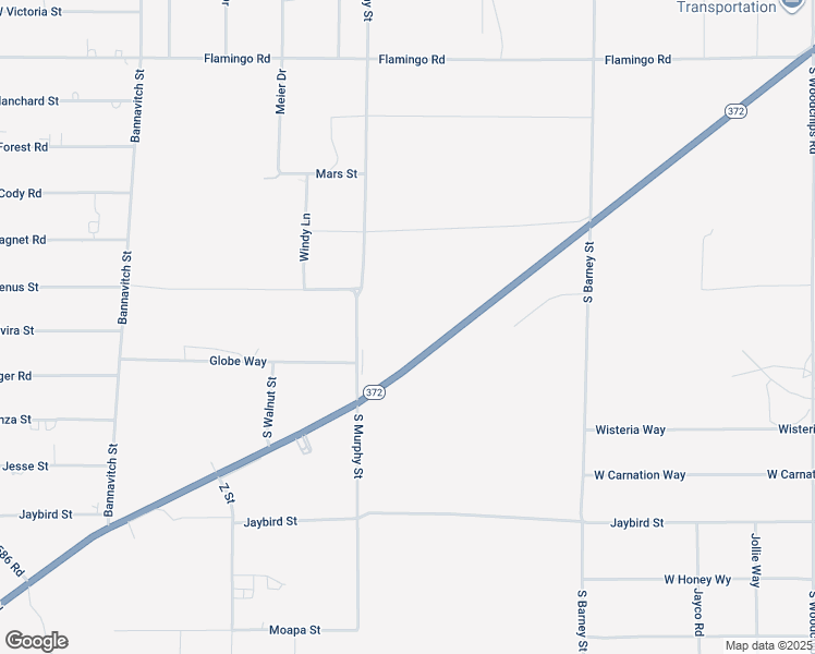 map of restaurants, bars, coffee shops, grocery stores, and more near 2621 South Murphy Street in Pahrump