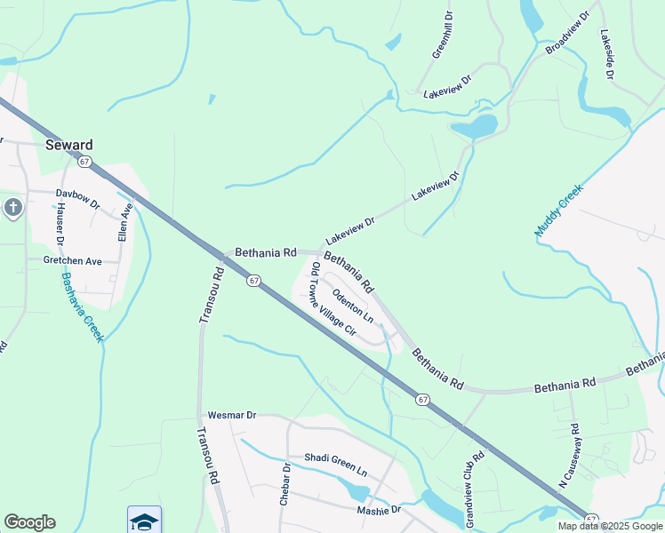 map of restaurants, bars, coffee shops, grocery stores, and more near 6081 Shaw Hills Court in Winston-Salem