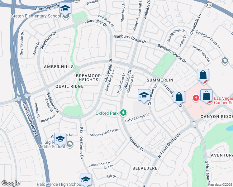 map of restaurants, bars, coffee shops, grocery stores, and more near 10621 Redwood Grove Avenue in Las Vegas