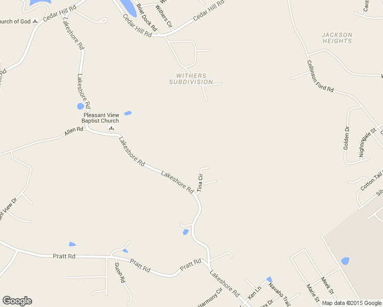 map of restaurants, bars, coffee shops, grocery stores, and more near 1154 Lakeshore Rd in Hamblen